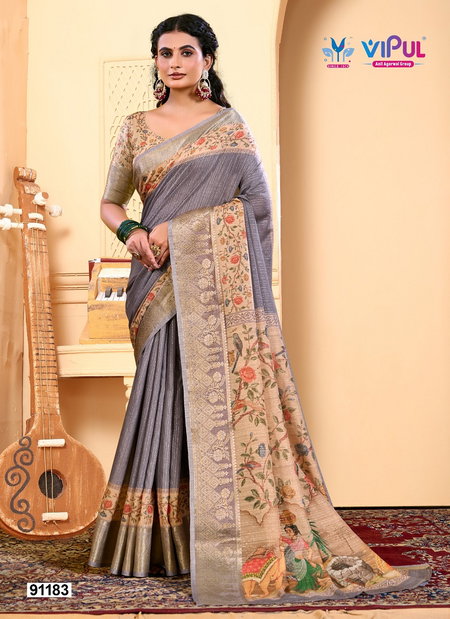 Shubhamgi By Vipul Soft Silk Fancy Sarees Best Wholesale Shop In Surat
